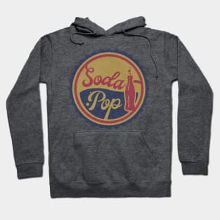 Soda Pop Shirt - Retro Style Distressed Tee, Vintage-Inspired Casual Wear, Unique Gift for Pop Culture Lovers Hoodie